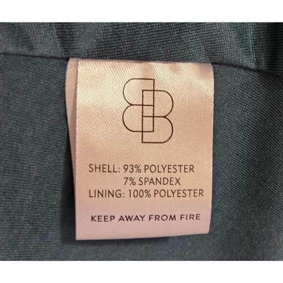 BALTIC BORN Women 3X Veronica Maxi Dress Green Velvet Burnout Smocked Waist NEW - Picture 11 of 12